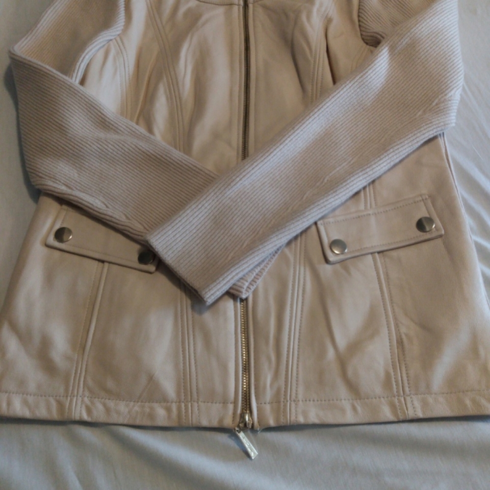 Jacket coat lell oil and bags two piece